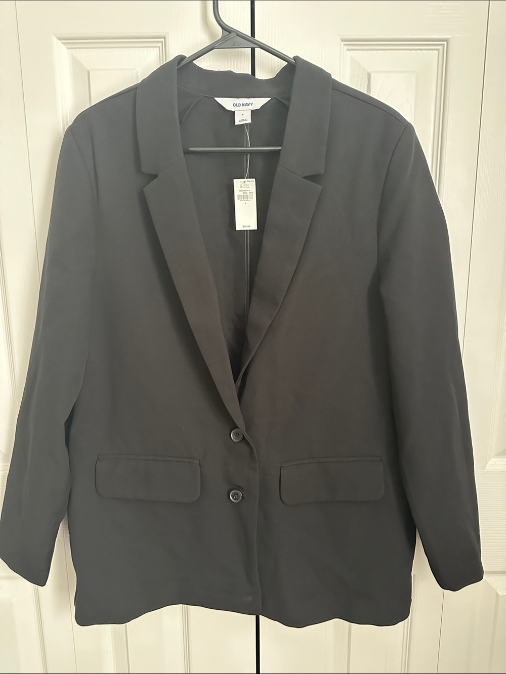 Old Navy Black Women's Two-Button Blazer